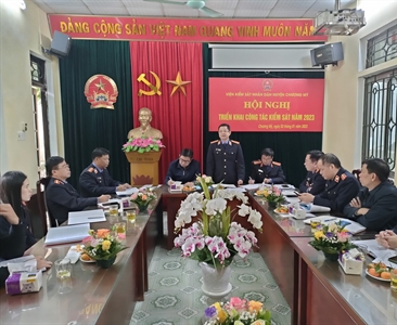 Viện KSND huyện Chương Mỹ và quận Hà Đông tổ chức thành công Hội nghị triển...